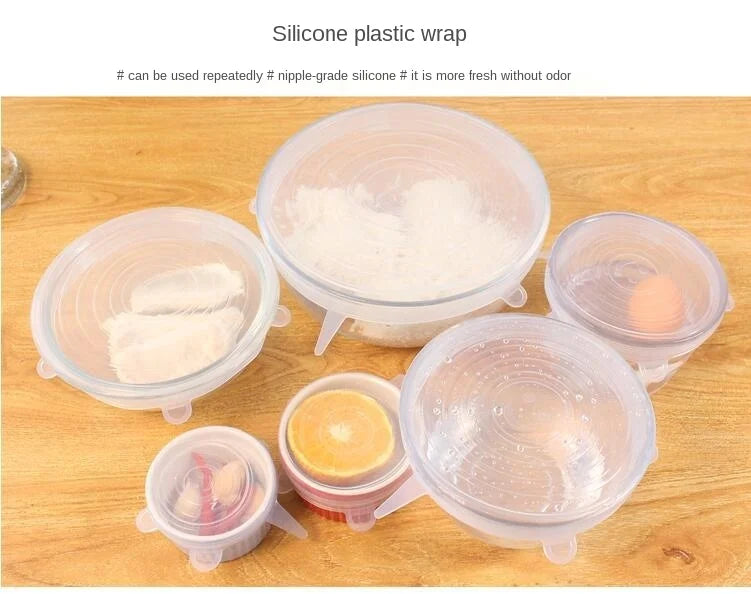 Silicone Stretch Lids – Reusable, Durable Food Covers for Freshness