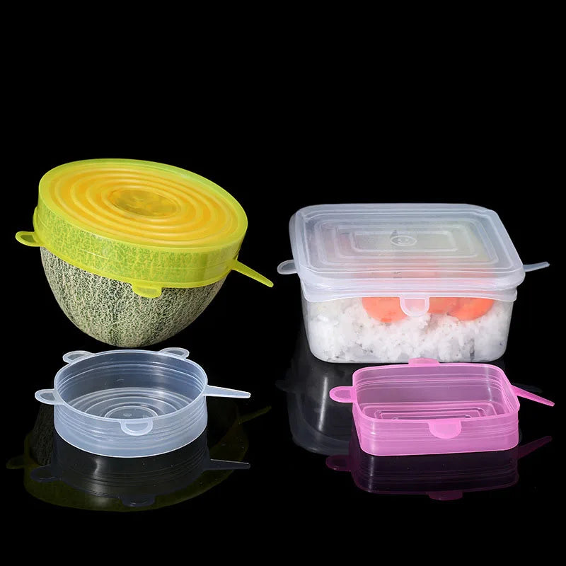 Silicone Stretch Lids – Reusable, Durable Food Covers for Freshness