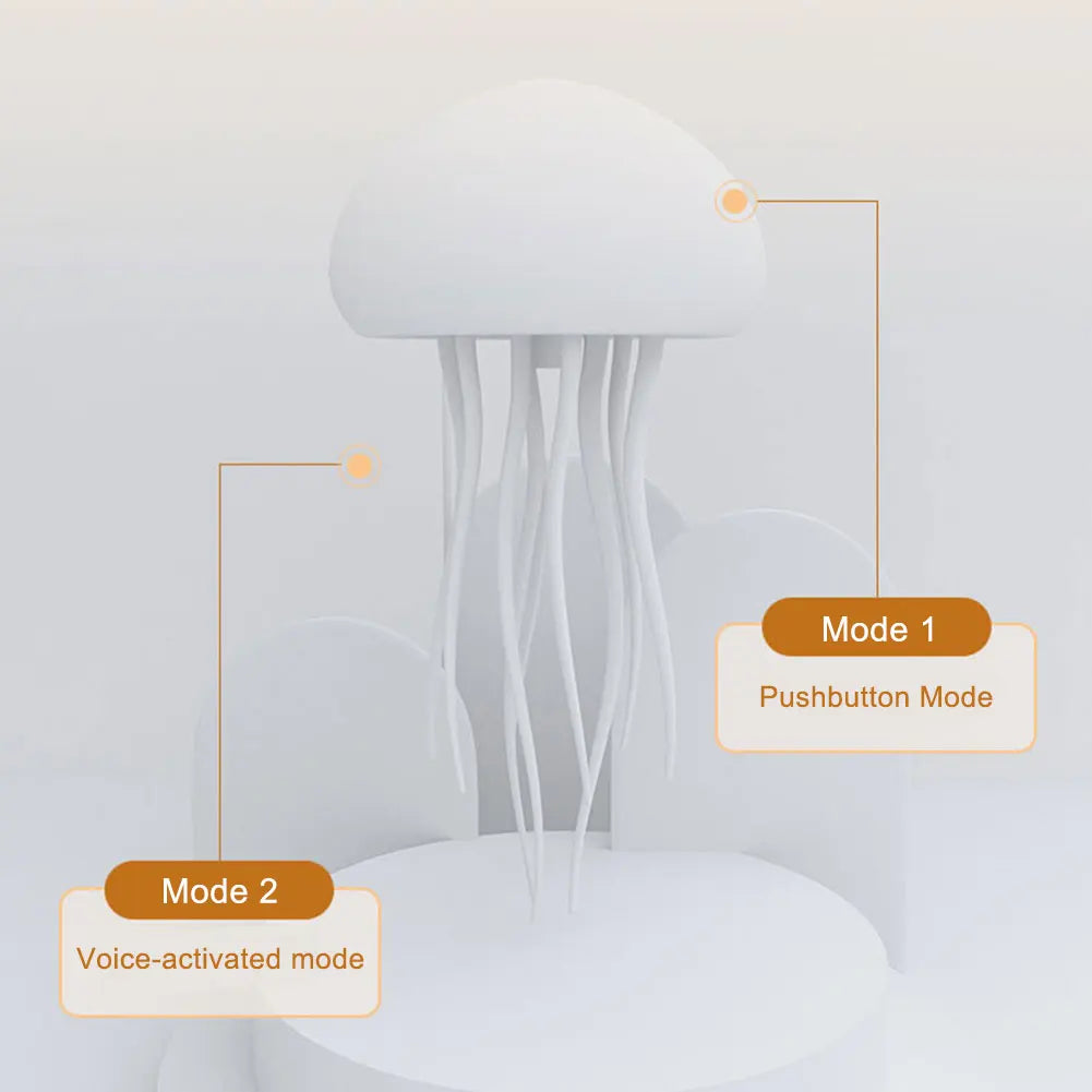 Jellyfish Pushbutton mode and voice activated