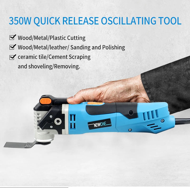 Multifunction Oscillating Power Tool 300W/350W/500W – DIY Electric Trimmer & Saw