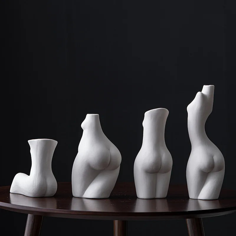 Nordic Nude Figures Vase