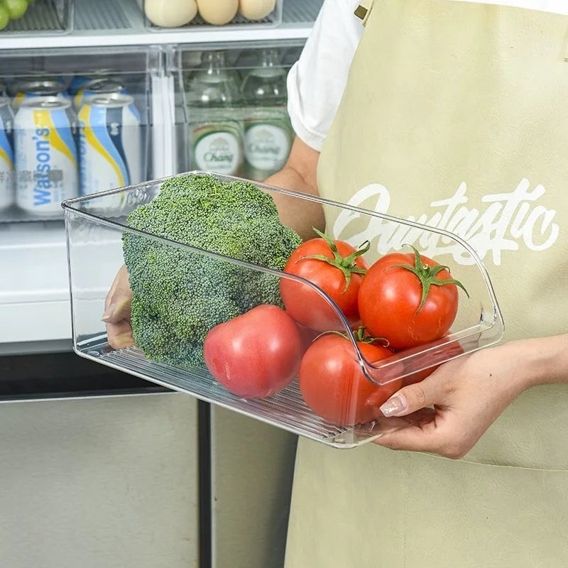 Clear Refrigerator Organizer Bin