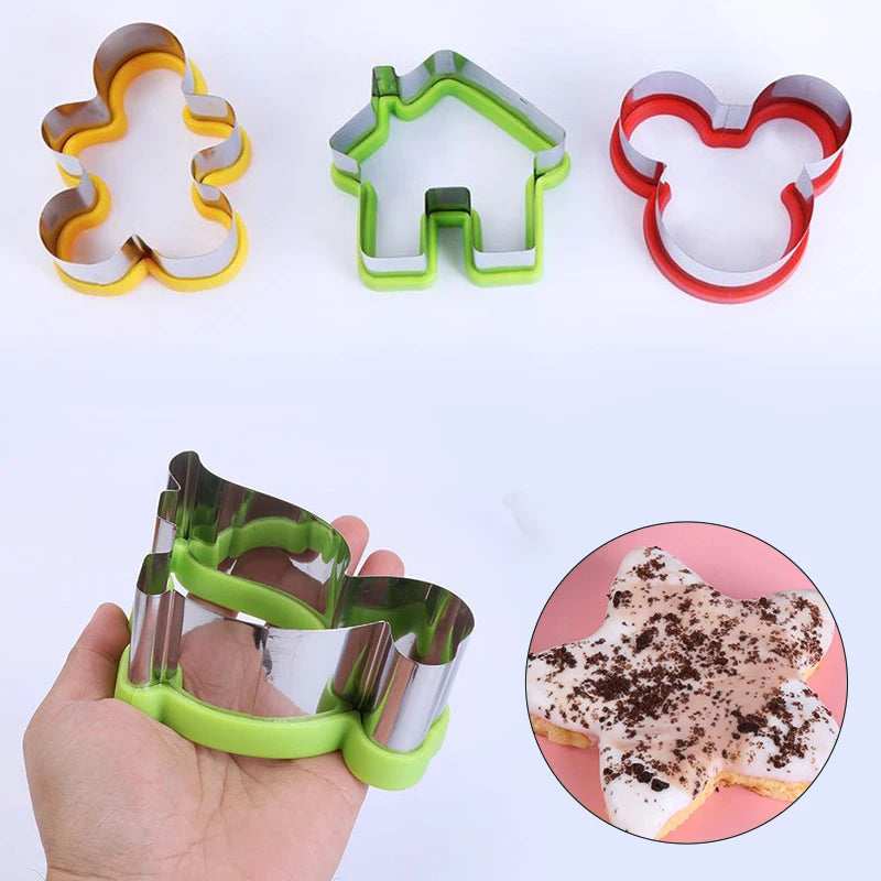 Metal Cookie Cutters Set for Kids