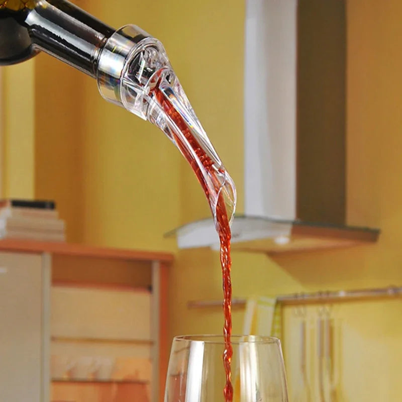 Aerating Decanter Cap Spout for Red Wine