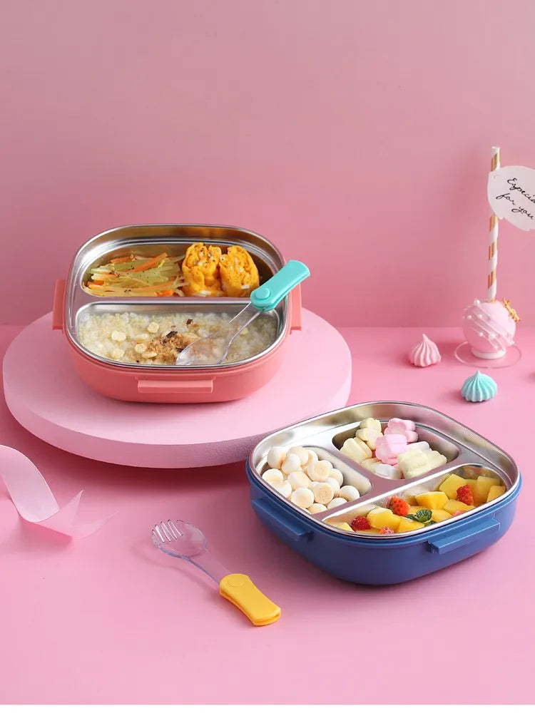 Portable 304 Stainless Steel Lunch Box – Baby, Child, Picnic & Camping Bento Container