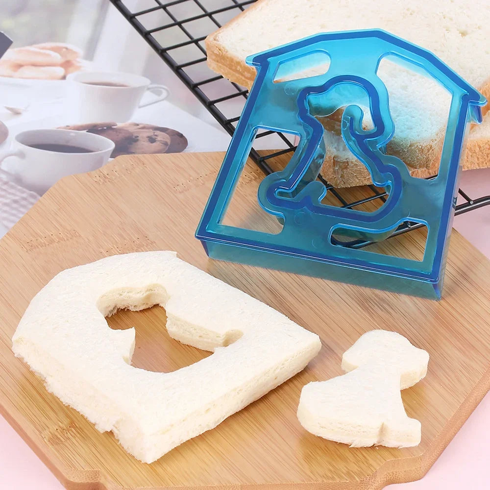 Kids Sandwich Cutter Bread Mold Set