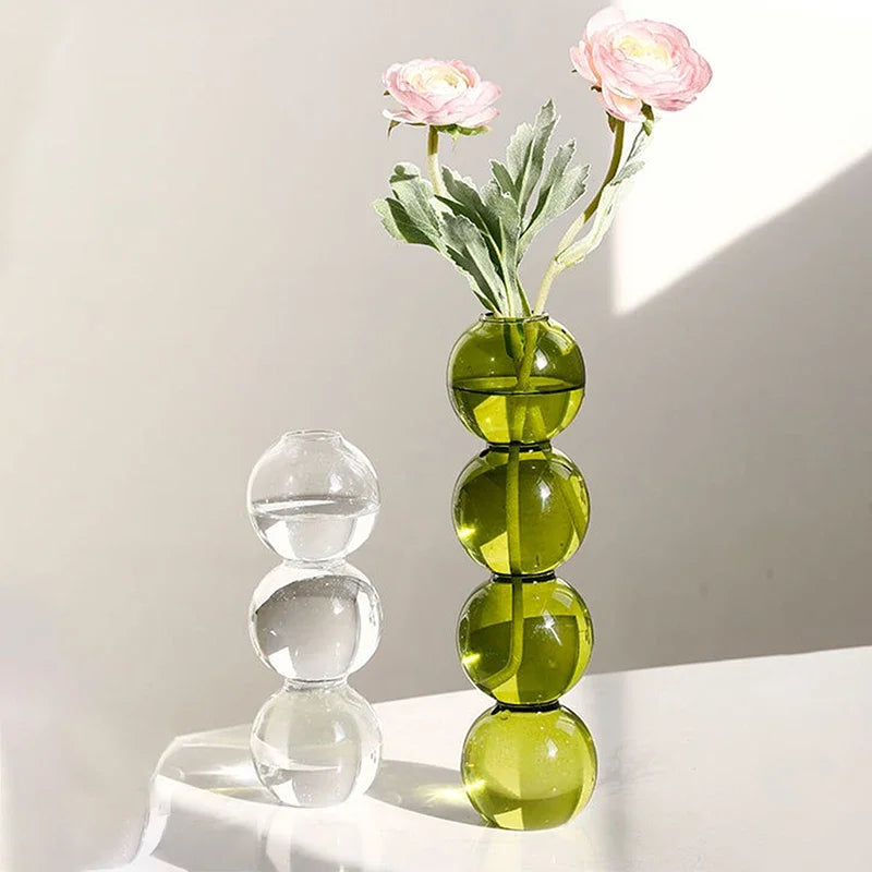 New Nordic Glass Bubble Vase