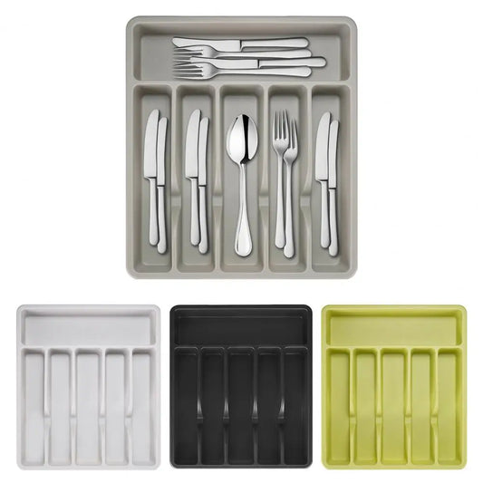 Cutlery Organizer Tray with 6 Compartments