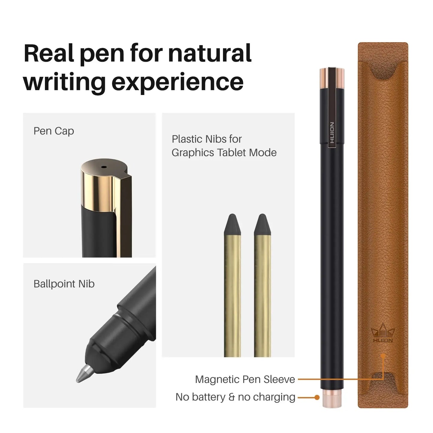 HUION Note 2-in-1 Digital Notebook & Drawing Tablet with Bluetooth and Pen