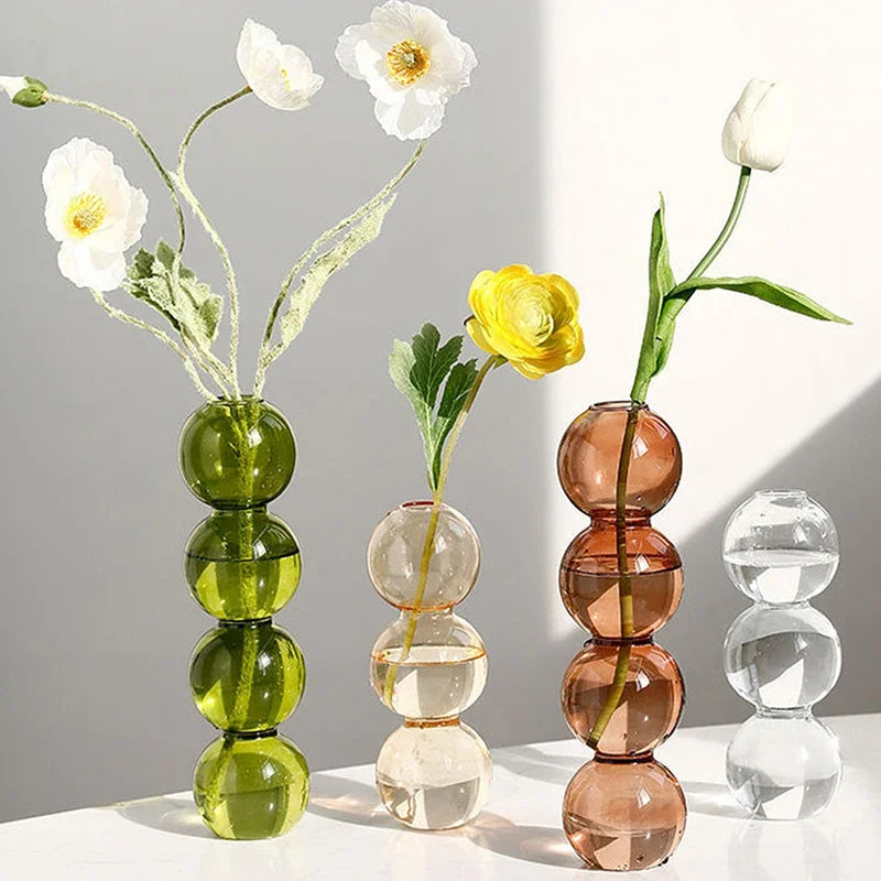 New Nordic Glass Bubble Vase