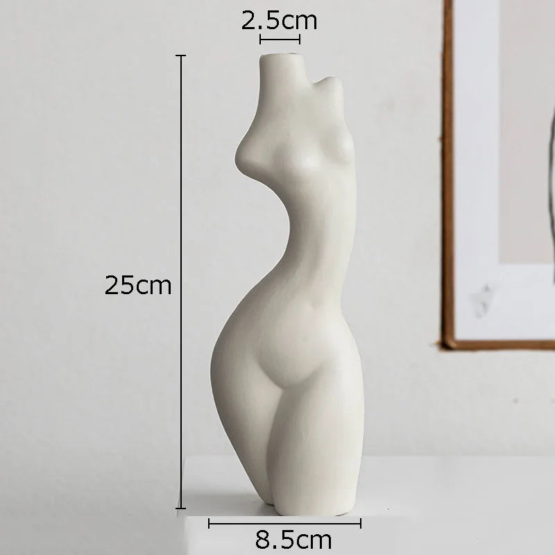 Nordic Nude Figures Vase