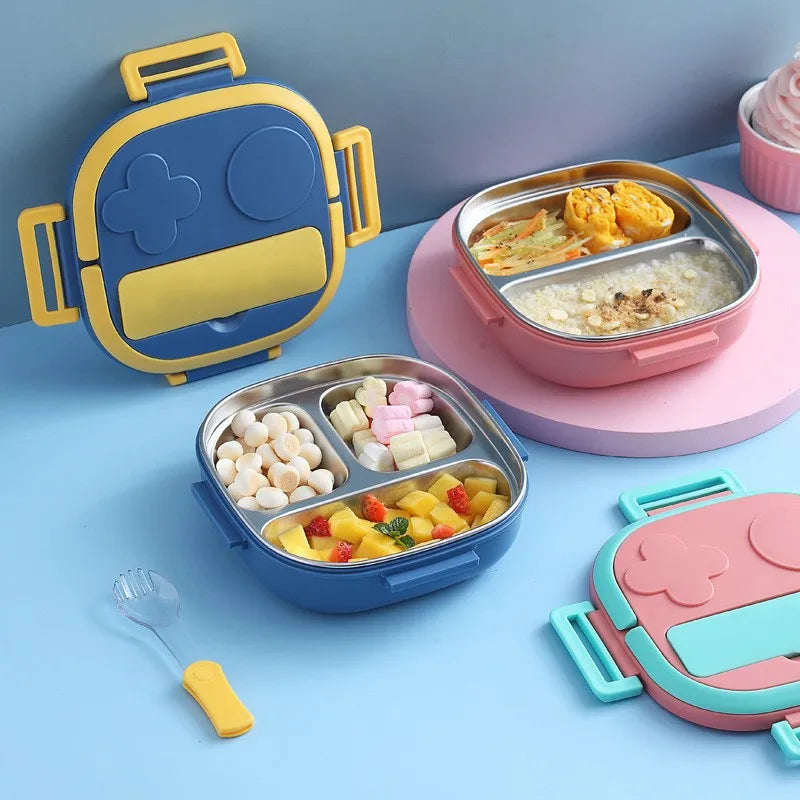 Portable 304 Stainless Steel Lunch Box – Baby, Child, Picnic & Camping Bento Container