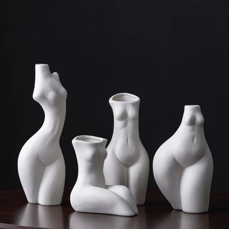 Nordic Nude Figures Vase