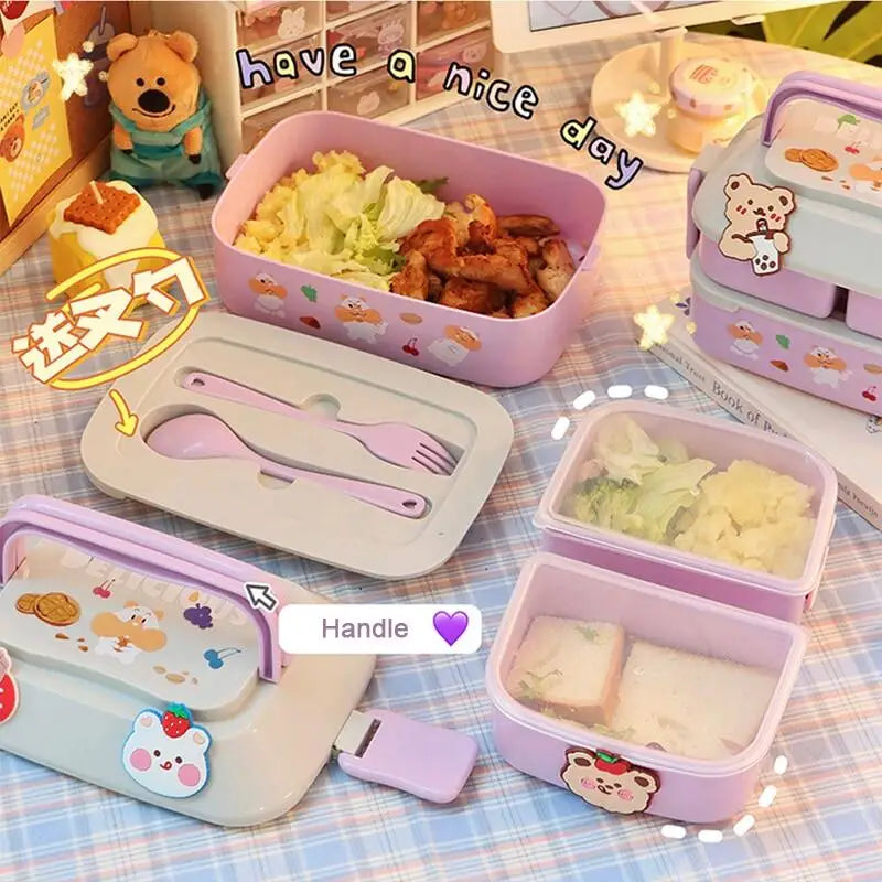 Kawaii Portable Lunch Box