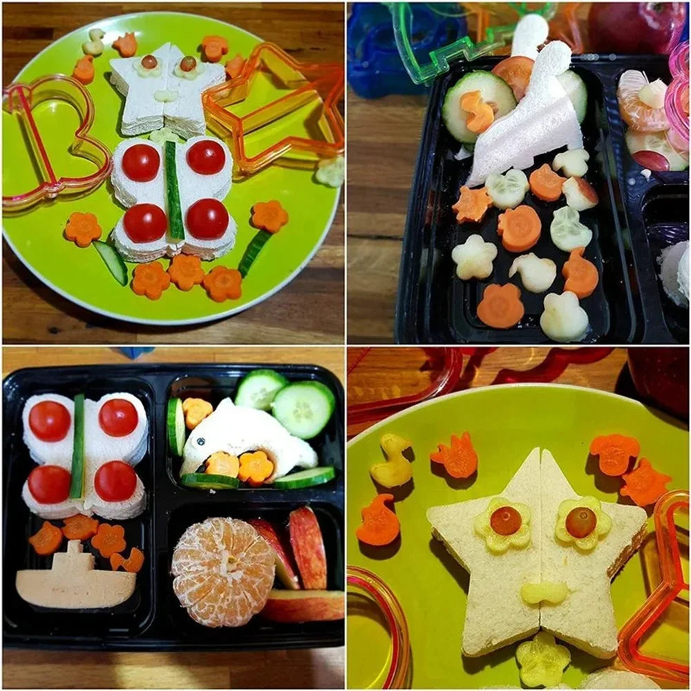 Kids Sandwich Cutter Bread Mold Set