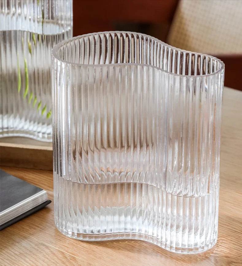 Light Luxury Transparent Glass Vase