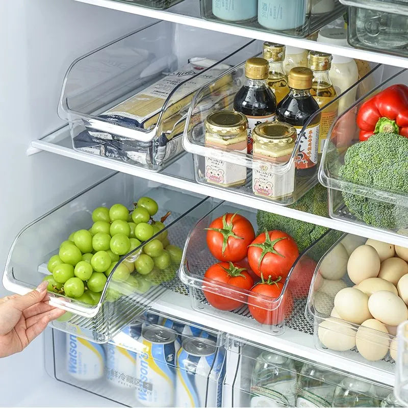 Clear Refrigerator Organizer Bin