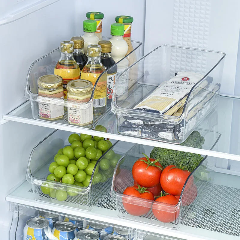 Clear Refrigerator Organizer Bin