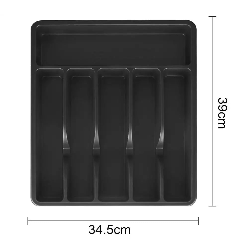 Cutlery Organizer Tray with 6 Compartments