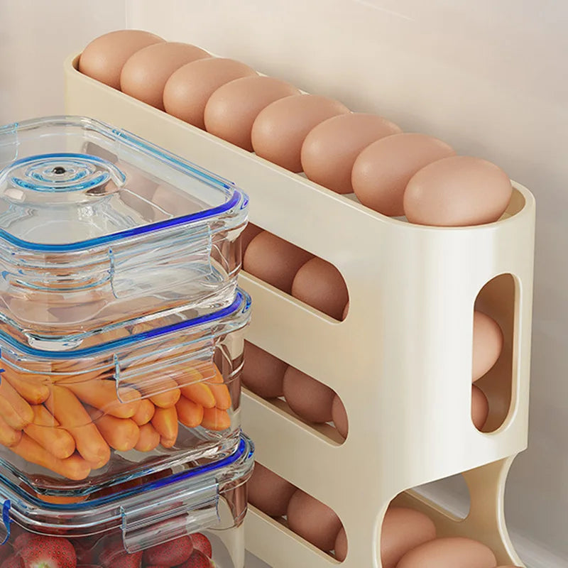 4-Layer Rolling Egg Holder